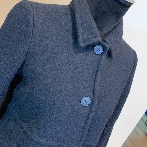 LANDS END …NWOT, Wool blend car coat - Picture 2 of 6